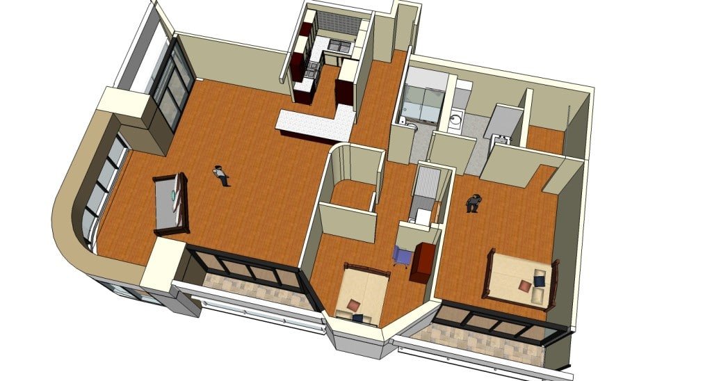 Parklane Condo 3D Rendering